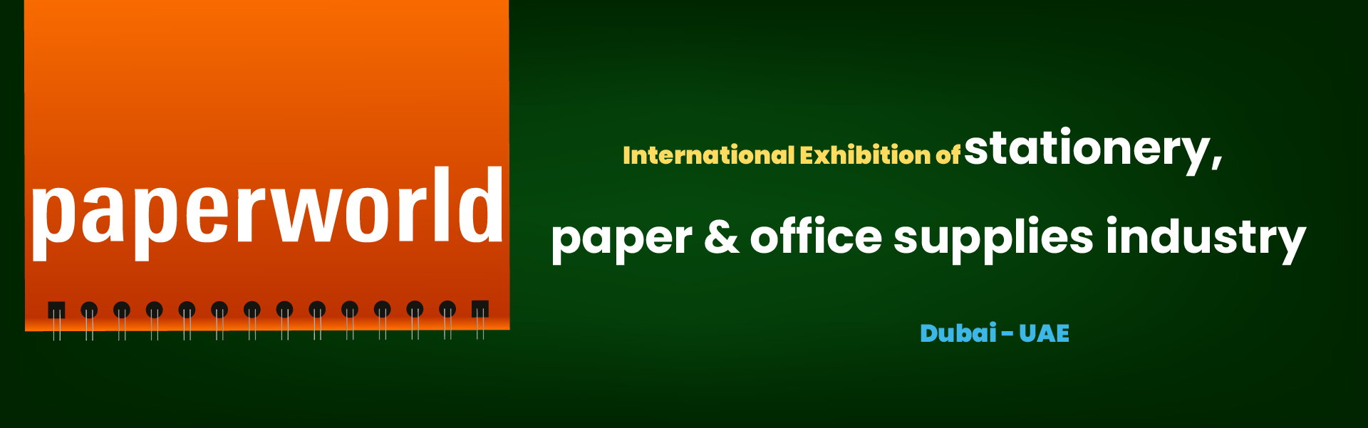 Paperworld Middle East Exhibition Dubai United Arab Emirates